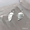 Mother Daughter Heart Charm Set