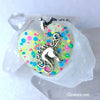 Unicorn Heart Glow in the dark necklace