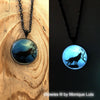 Night Wolf Glow in the dark Necklace