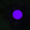 1" Round Handmade Glow Opal Necklace