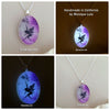 Orb Fairy Oval Glow Necklace