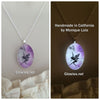 Orb Fairy Oval Glow Necklace