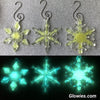 Glow in the dark Snowflake Ornaments