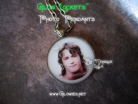 Custom Photo Glow Memorial Pendants