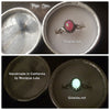 Droplet Glow Stone Victorian Ring