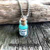 Alice Drink Me Bottle Glow in the dark Potion Jar Necklace
