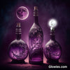 Crescent Moon Glow in the dark bottle topper