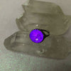 Opal Glow Glass Victorian Adjustable Ring