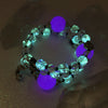 Purple Orb Glow Galaxy Bracelet