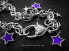 Glowing Galaxy of Stars Link Charm Bracelet