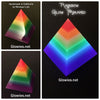 Handmade Rainbow Glow Pyramid Prism