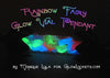 Rainbow Fairy Glow in the Dark Vial Lantern Pendant