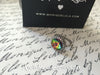 Rainbow Crystal Adjustable Victorian Ring