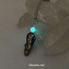 Healing Stone Aurora Borealis Rainbow Hematite Glow Orb Necklace