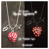 Glowing Red Love Spell Heart Necklace