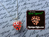 Glowing Red Love Spell Heart Necklace