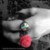 Rainbow Crystal Adjustable Victorian Ring
