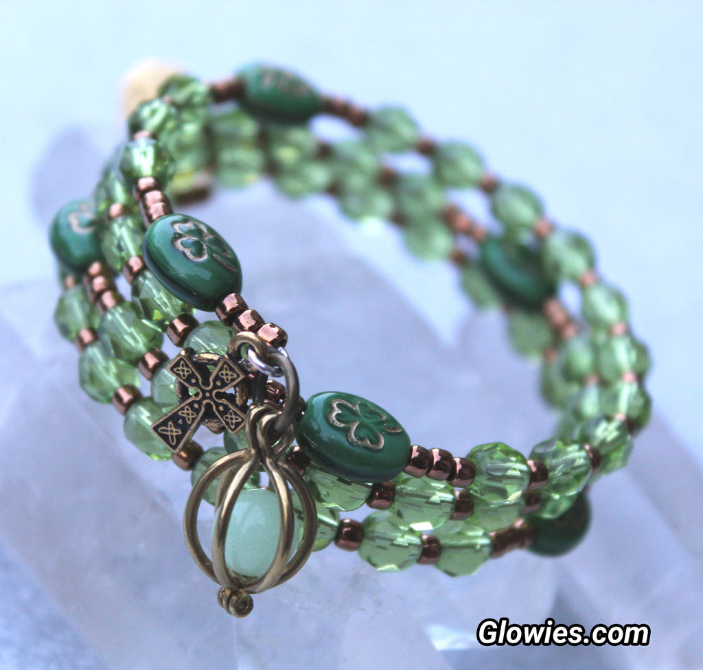 Our Lady of Grace Aquamarine Jade Stone Rosary and Bracelet Set by Cat –  Christian Catholic Shop
