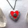 Rose Heart Glow Locket Necklace