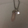 Crystal Point Necklace with Glow Star