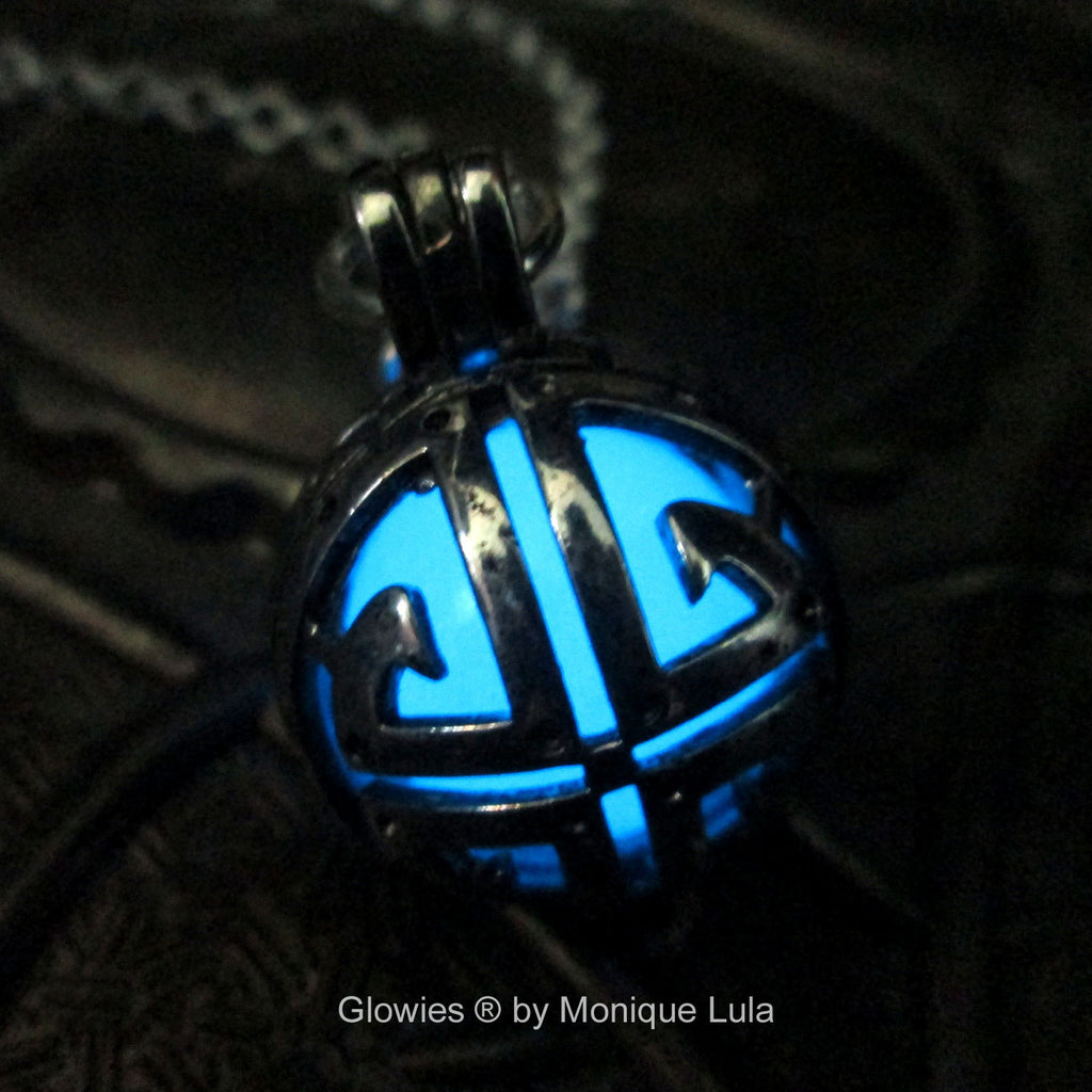Sci-Fi Glowing Orb Necklace
