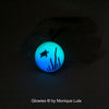 Sea Turtle Glow Art Necklace