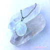 Glow Glass Oval Opal Necklace