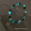 Secret Garden Glow Glass Stretch Bracelet