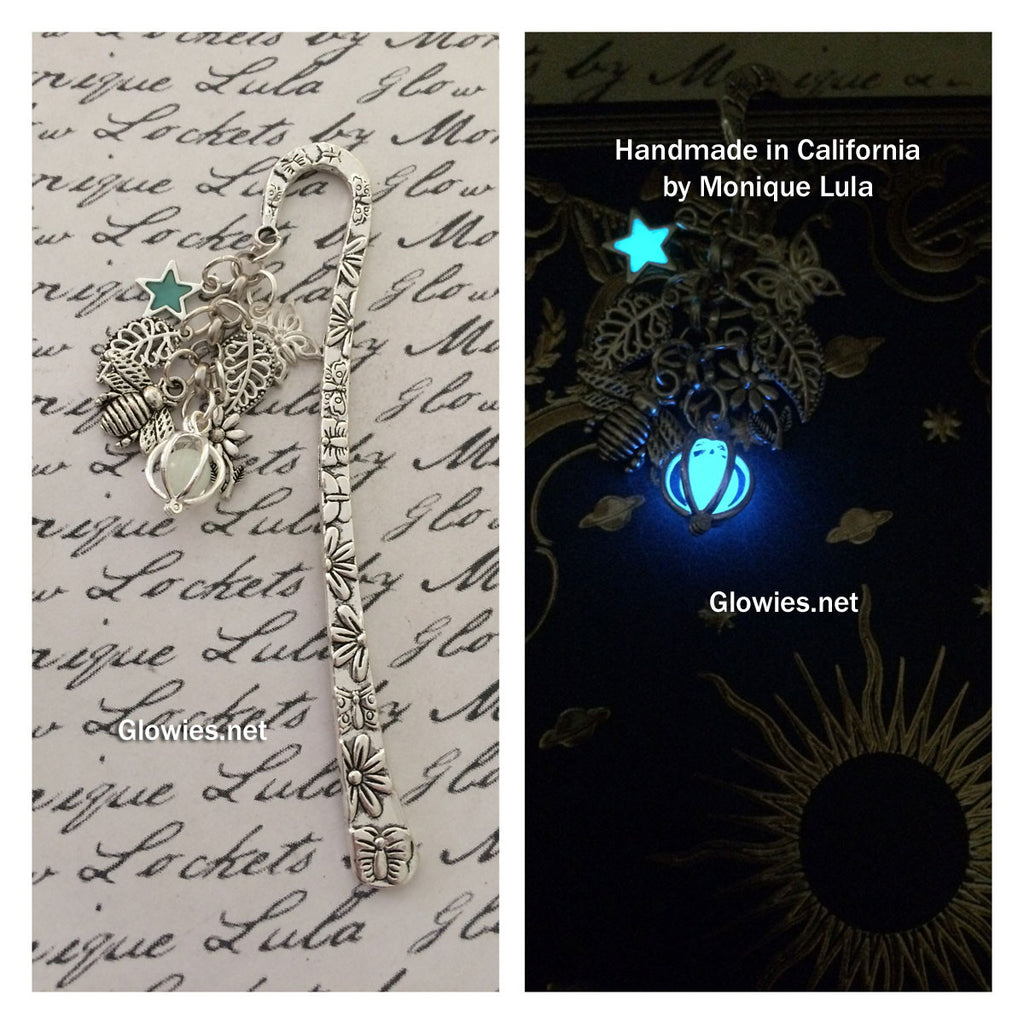 Secret Garden Glowing Orb & Star Victorian Bookmark