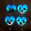 Glowing Ocean Heart Real Seashells Glowie Pendants