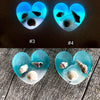 Glowing Ocean Heart Real Seashells Glowie Pendants