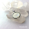 Oval Goddess Crystal Glow Glass Necklace