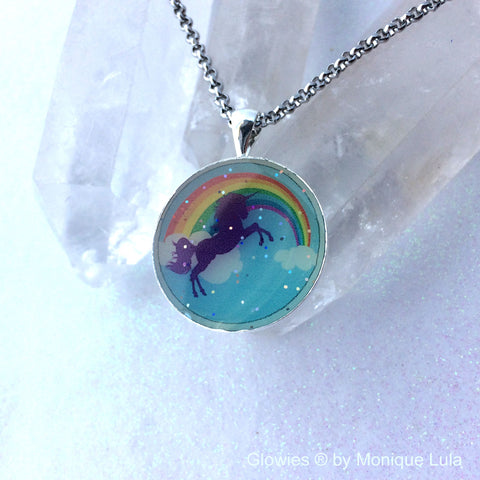 Unicorn Glow Art Necklace