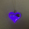 Smiling Skeleton Key Lula Heart Glow Necklace