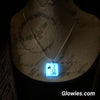 Square Sea Turtle Underwater Glow in the dark Necklace