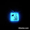 Square Sea Turtle Underwater Glow in the dark Necklace