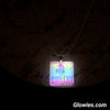 Square Rainbow Unicorn Glow in the dark Necklace