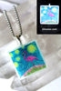 Starry Night Flamingo Glow in the dark necklace