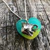 Stingray Glow Heart Necklace