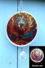 Phoenix Firebird Glow Sun Catcher with Crystal
