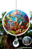 Mushrooms Glow Sun Catcher with Crystal