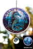Seahorse Glow Sun Catcher with Crystal