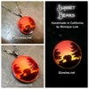 Sunset Bears Glow Art Necklace