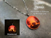 Sunset Bears Glow Art Necklace