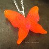 3d Glow in the dark Butterfly Necklace