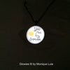 You Are My Sunshine Glow Quote Pendant