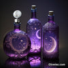 Crescent Moon Glow in the dark bottle topper