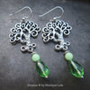 Tree of Life Glow Glass Earrings