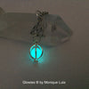 Triquetra Glowing Orb Necklace