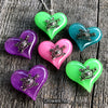 Lula Heart with Turtle Glow in the dark Necklace